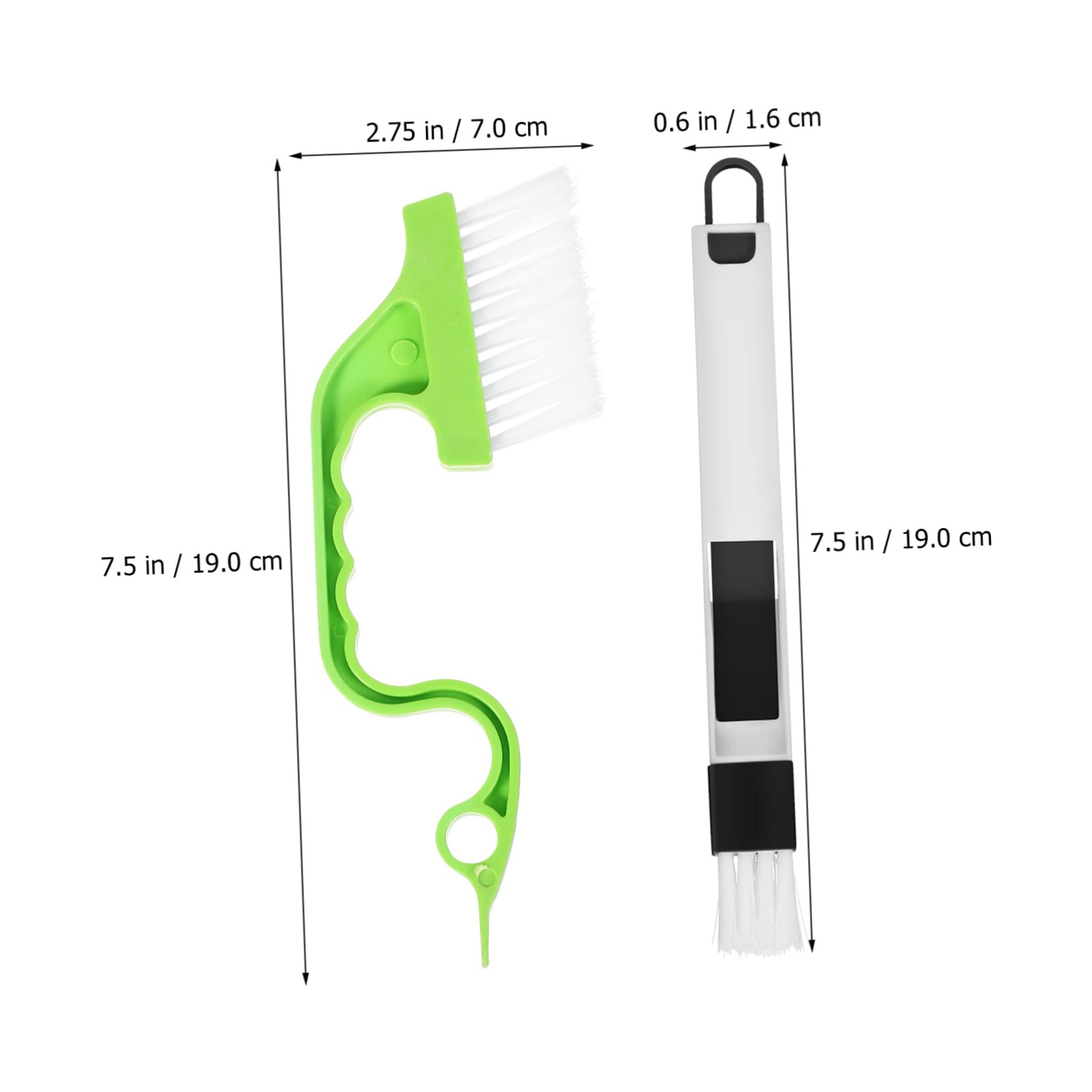 FRCOLOR 5 set Set Spazzole Per La Per La Dei Finestre Per La Fessure Funzionali Spazzole In Microfibra Per 4 pezzi * 5