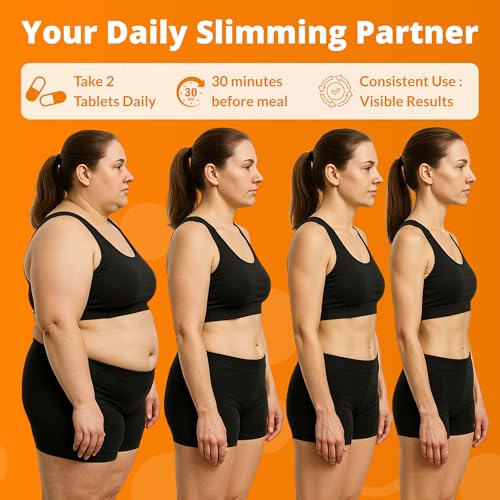 Image of Advanced Fat-Burn Formula | Natural Weight Loss Supplement with Garcinia, CLA, Green Tea, ACV, Forskolin | Non-GMO, Gluten-Free, Vegan | 60 Tablets