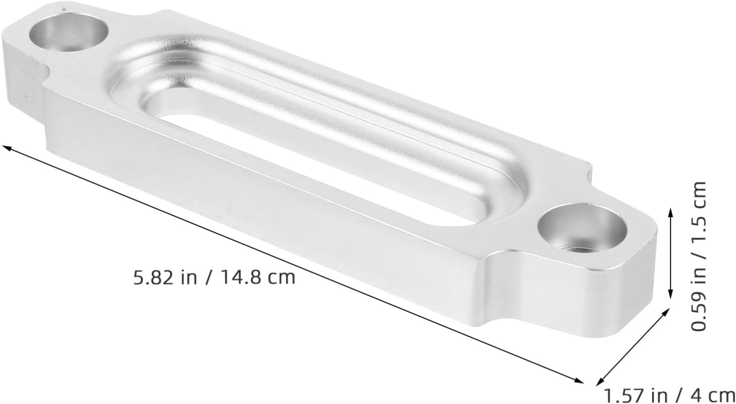Aluminum Alloy Fairlead Guide for Winch Synthetic Rope Offroad Accessory