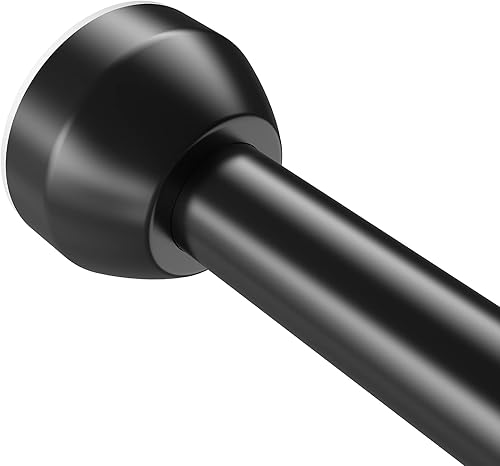 Miniatura 1 de Barra de tensión para cortina de ducha, ajustable de 40 a 73 pulgadas, acero inoxidable de alta calidad, antideslizante, sin taladrar, no se oxida,
