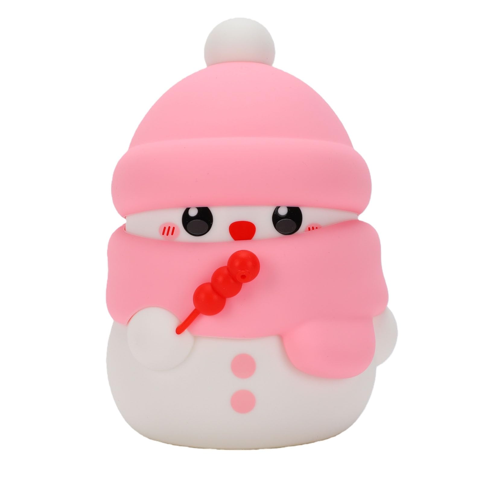Luocute Automatischer Schaumseifenspender, Süßes Schneemann-Design (PINK)