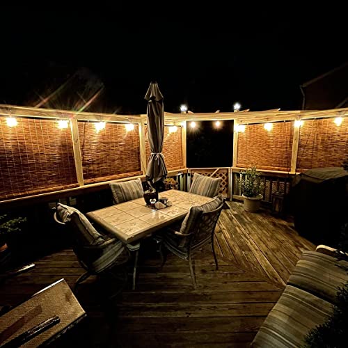 Bamboo Roll-Up Window Shade, Outdoor Woven Reed Roller Shades 20"W X 36"H 72"W X 72"H 40"W X 80"H Light Filtering Retro Roman Blinds For Patio, Garden, Porch, Natural, Cordless ( Size : 36" W X 69" L #TOP4