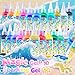 QANIY Magic Water Elf Toy Kit for Kids with 20 Gels and 24 Molds, Aqua Fairy,Fun DIY Craft Kit, Squishy Maker, Magic Water Art Kit Favors, Kids Christmas Gifts Crafts Ages 4-8