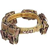 YAKEDA 7 in 1 Tactical Modular Equipmen Duty Belts Law Enforcement Police Security Utility Belt w...
