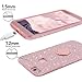 Huawei P10 Lite Case, Silverback Girls Bling Glitter Sparkle Cute Phone Case with 360 Rotating Ring Stand, Soft TPU Outer Cover + Hard PC Inner Shell Skin for Huawei P10 Lite -Rose Gold