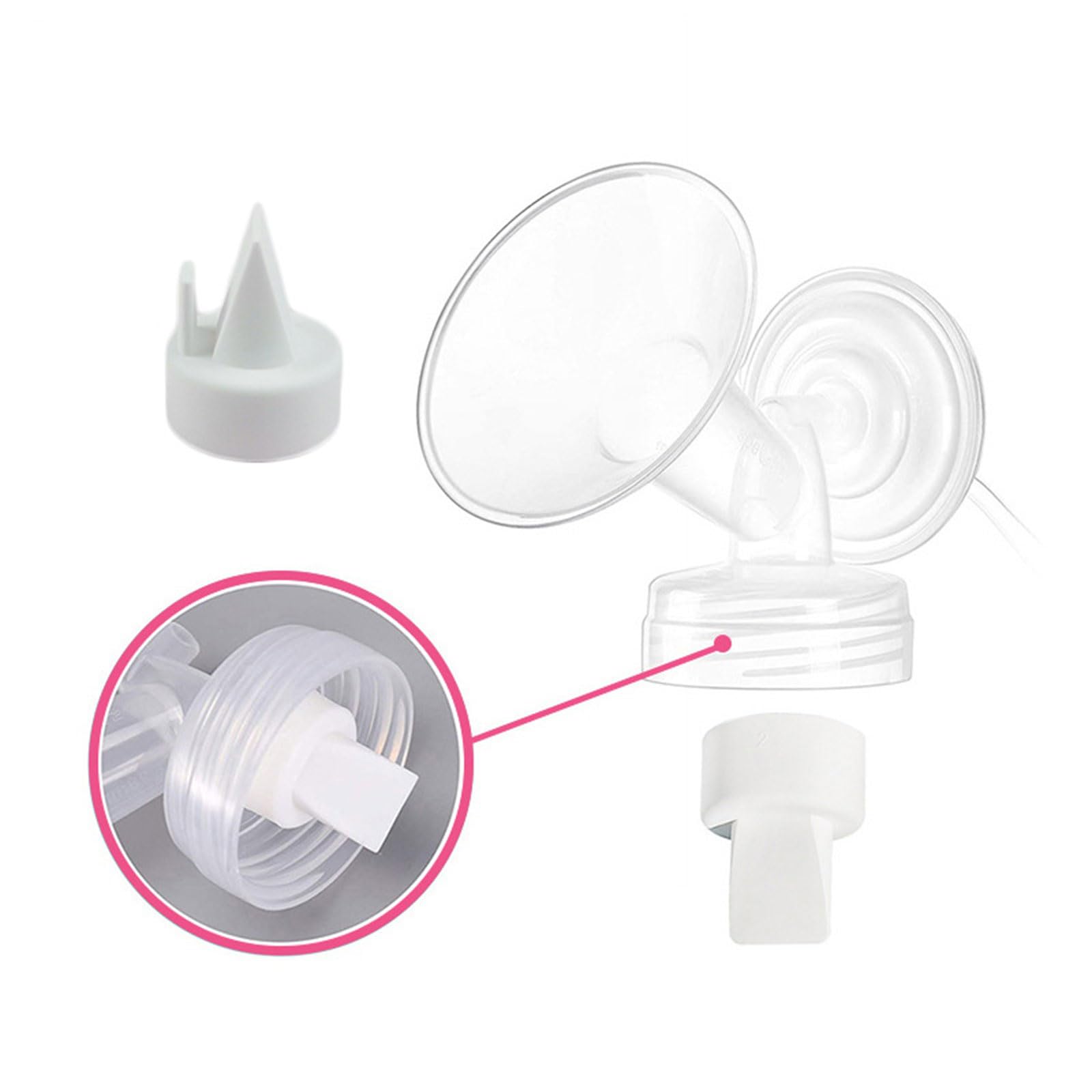 Efficient Silicone Duckbill Valves Leak Proof Design Duckbill Attachment Simple Installation for Breast Accessories Breast Accessory Efficient Silicone Duckbill Valves Leak Proof Design