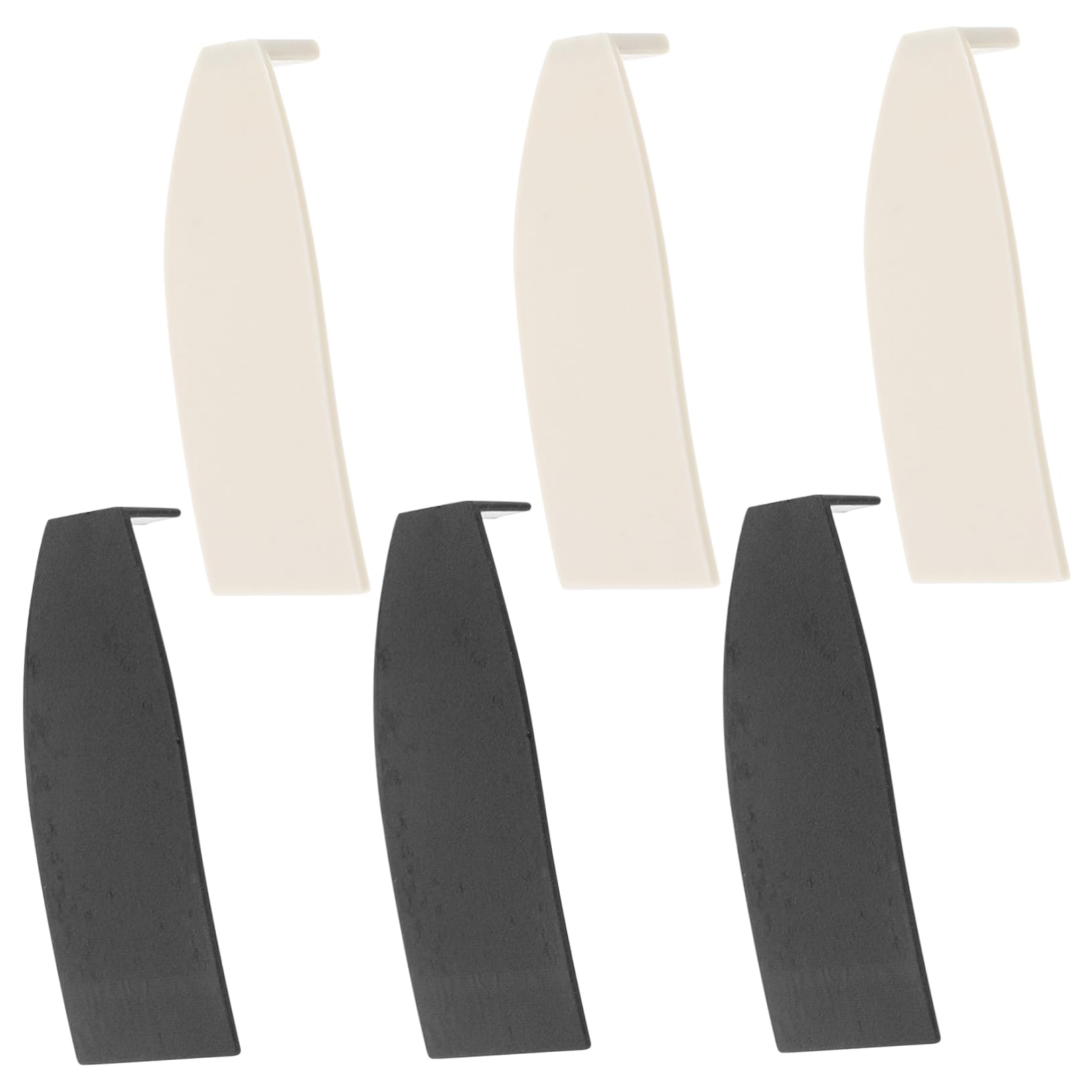 FAVOMOTO 6pcs Cello Bass Bow Pads Lining Tips Plastic Bass Accessories for Musical Instruments