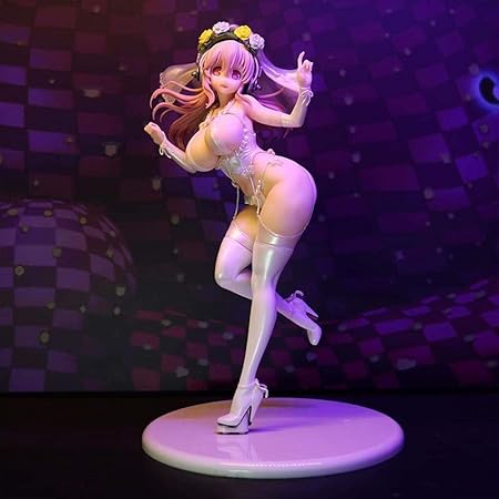 MYKING 24センチメートルジャポンセクシーガールアニメすーぱーそに子10周年記念ウェディングビキニ版PVCアクションフィギュアグッズモデルのおもちゃのためのギフト