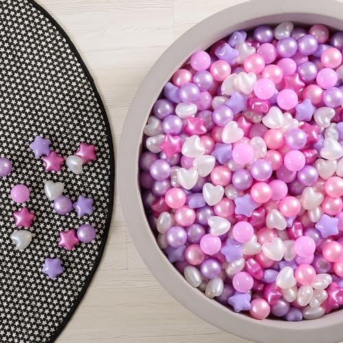 image for GOGOSO Ball Pits Balls Toddlers 50 100 200 500 Plastics Shape Ball Non
