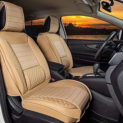 Germansell 206IRETWB - Fundas de asiento para Renault Twingo a partir de 2014 en color beige Cover