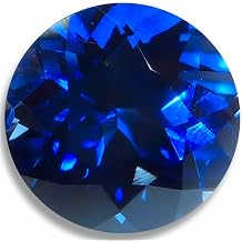 Lab Created Sapphire Blue Round Brilliant 18 options Faceted Loose Gemstones since 1989 USA
