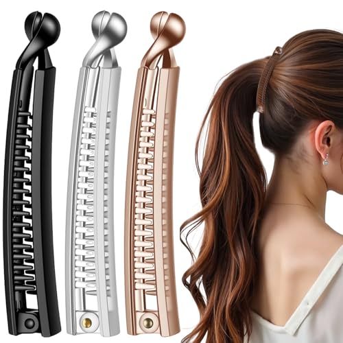 Set de 3 Pinzas Banana Grandes Mabor para Cabello miniatura 1
