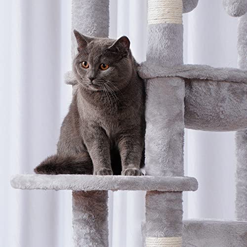 Árbol para gatos grande 69 in con perchero cómodo miniatura 6