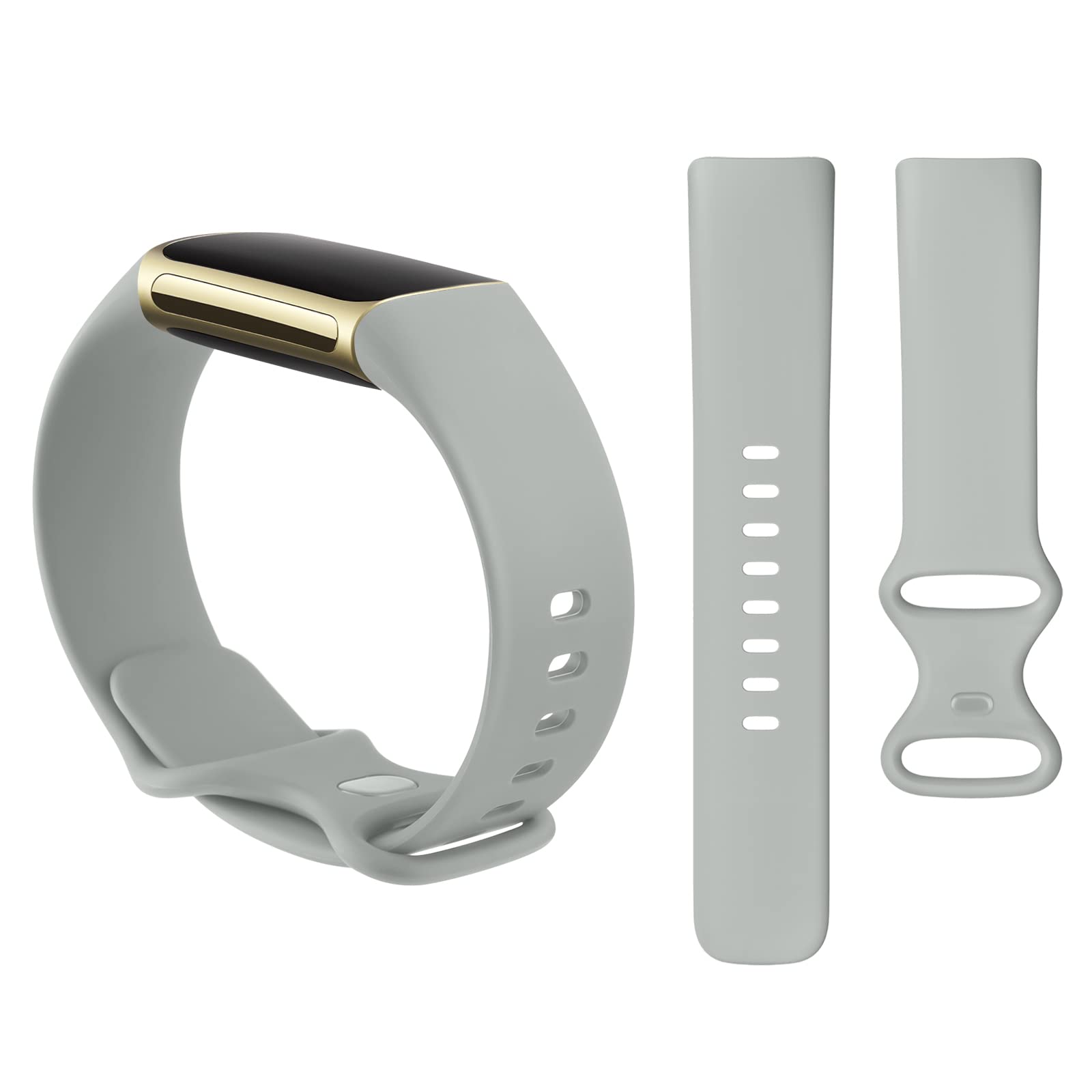 Niboow Bracelet Tressée Compatible Avec Fitbit Charge 5 / Charge
