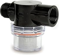 SHURFLO 255-313 1/2" Twist-On Pipe Strainer - Durable T-Strainer for RVs, Boats & Plumbing Systems