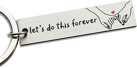 Stamped Stainless Steel Keychain Boyfriend