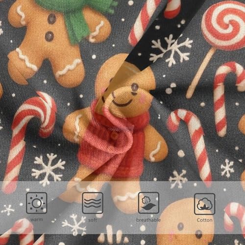 Joisal Funny Toddler Underwear Floral 2t Cotton Panties Little Girl Cute Gingerbread Men Candy Briefs Girls Undies3