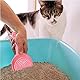 CRLLDPM 1 Stück Katzenstreu Schaufel Reinigungswerkzeug, Katzenklo Schaufel, Katzenstreuschaufel, Klein Katzenstreu Scooper, Für Haustier Katzen Kätzchen Hunde (Rosa)