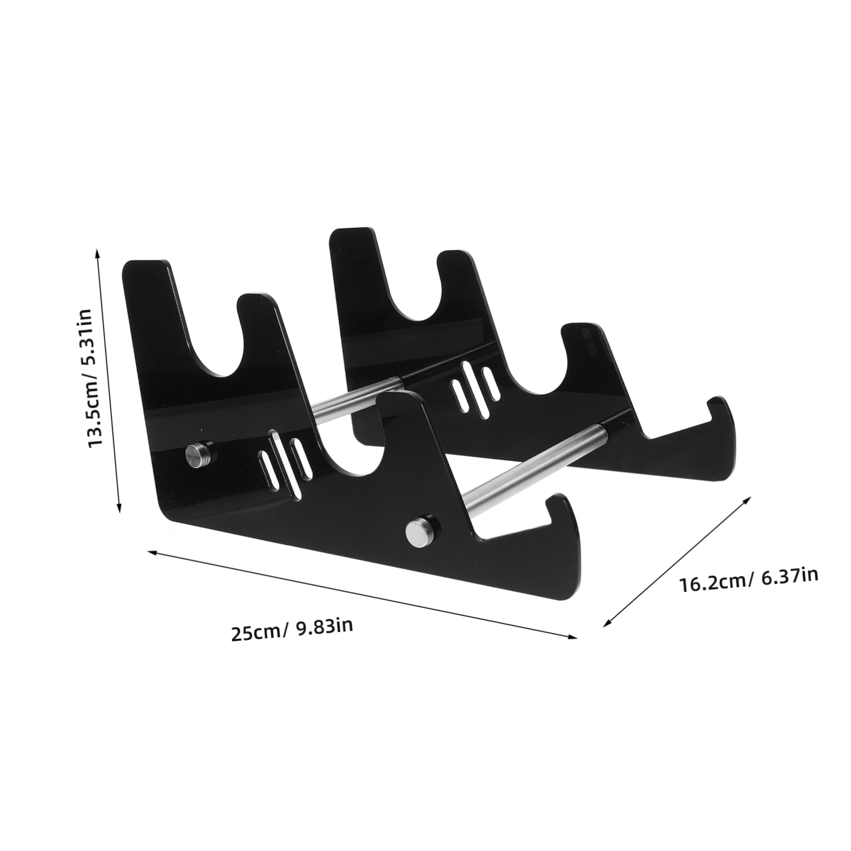 Veemoon Acrylic Keyboard Display Stand Multi-tier Keyboard Holder Sturdy Storage Bracket