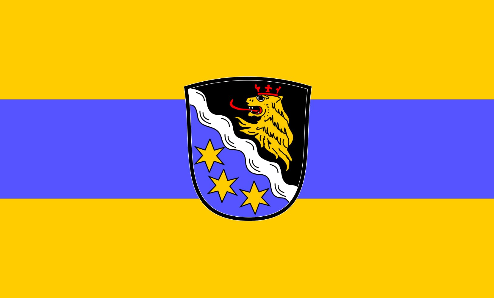 Drapeau Baar Schwaben pour mât de jardin et décoration d'événement