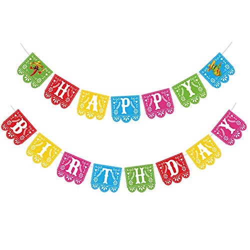 Joy Bang Fiesta Birthday Decorations, Mexican Theme Party Decor, Cinco