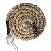 Aoneky 1.5 inch Adult Exercise Gym Climbing Rope (Brown, 1.5'' x 13 ft)