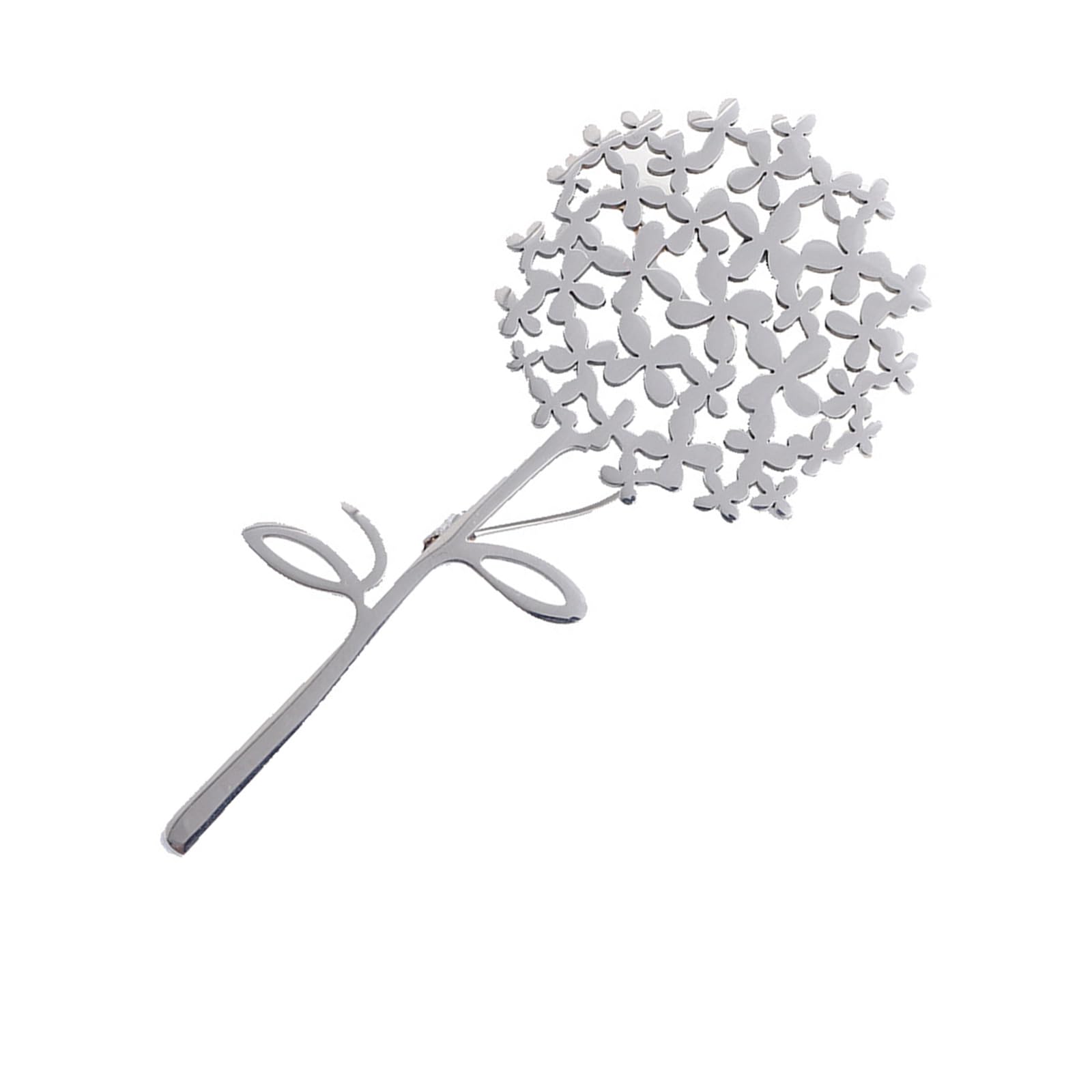 Micfeny Silver Multipurpose Fun Sophisticated Dandelions Brooch Elegant Designs Portable Fashion Accessory For Performers Daily Outfit