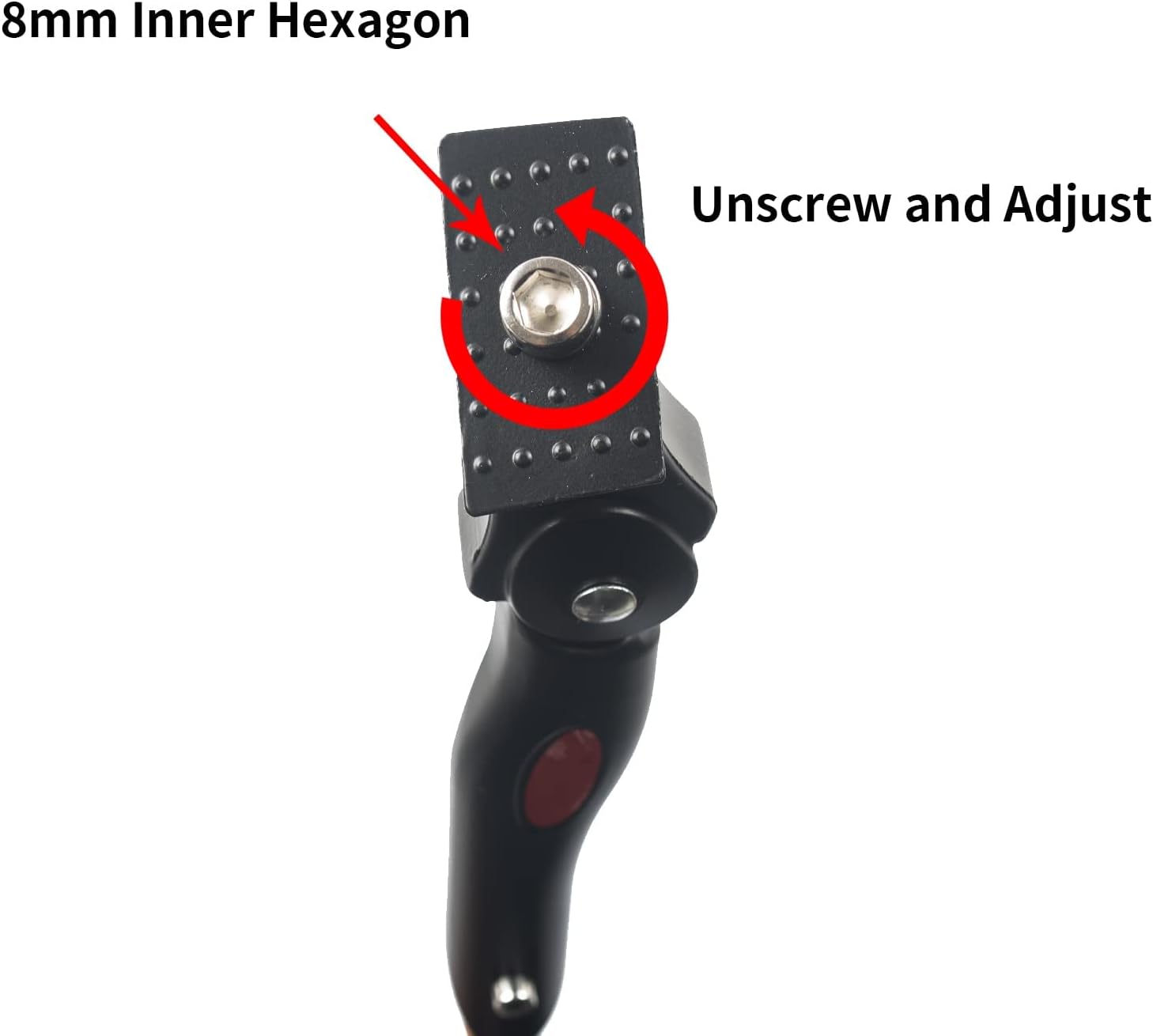 DWMEIGI Bicycle Kickstand, Adjustable Aluminum Alloy Center Mount Kick Stand for 22~29 Inch Mountain Bike/BMX/MTB