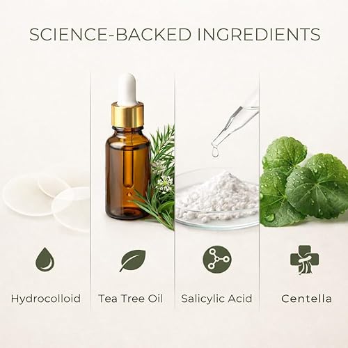 Miniatura 3 de Parches de espinillas – Parches hidrocoloides para espinillas para cara y piel, parches invisibles para acné para espinillas, puntos blancos e