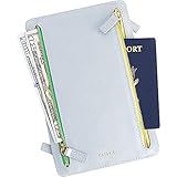 ROYCE New York Travel Wallets and Organizers, Silver, One Size