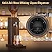 Ash Wood Whiskey Liquor Dispenser for Home Bar,Leakproof Alcohol Dispenser for Bourbon/Scotch,Includes Liquor Bottle Pour Spouts,Ideal Whiskey Gifts for Men (Father's Day,Birthday) Man Cave