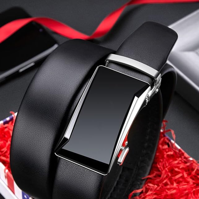 Belt for Men Genuine Leather for Business Cowhide for Men Belt for Men(120cm)3