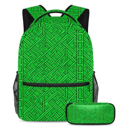 Sac à dos de jour et trousse pour les trajets scolaires des garçons et filles