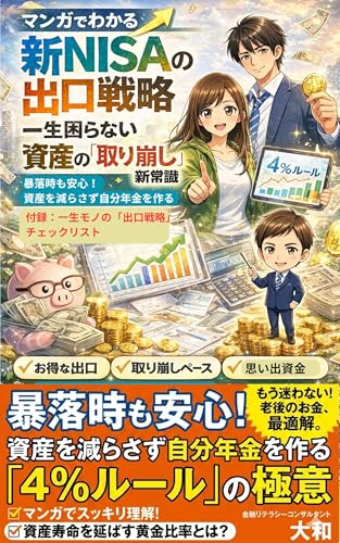 マンガでわかる 新NISAの出口戦略:一生困らない「資産の取り崩し」新常識: 暴落時も安心! 資産を減らさず自分年金を作る「4%ルール」の極意