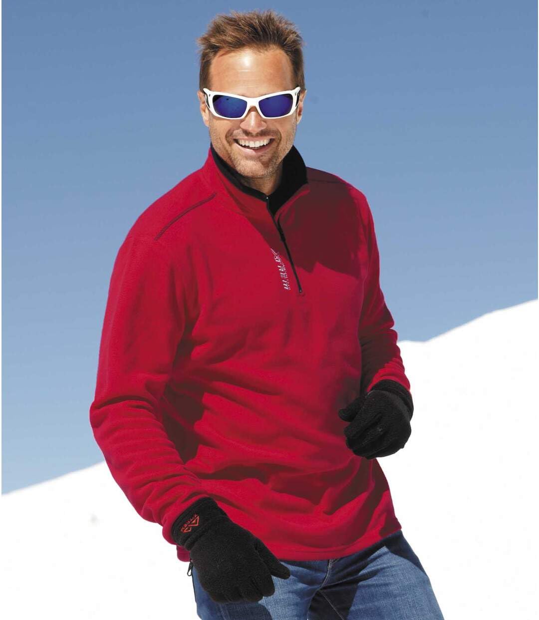 ATLAS FOR MEN - Set di 4 Maglioni in Micropile da Uomo - Leggeri e Morbidi - Perfetti per l'inverno - Disponibili in Taglie Grandi da M a 5XL