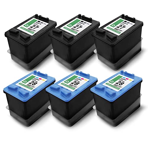 Cartouches encre compatibles HP 27XL 28XL pour imprimante PSC 1315 DeskJet 3650