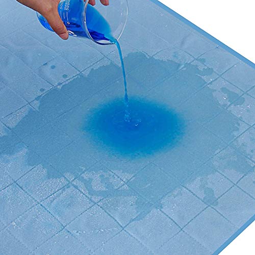 Incontinence Bed Pads Washable Large 34'' x 52''(1 Pack), Waterproof Incontinence Bed Pads for Kids & Adults, Reusable Bed Pad Protector, Waterproof Bed Pad, Blue by Coldwind - Image 3