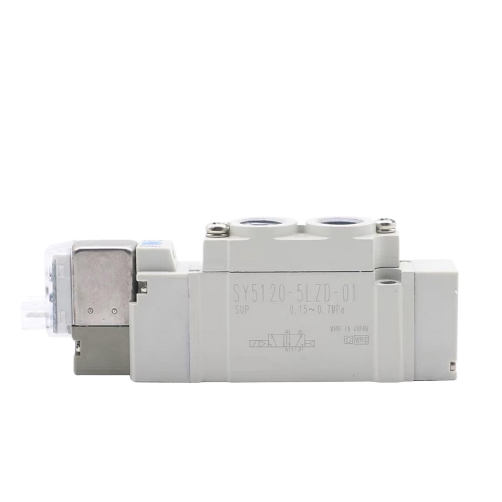 Électrovanne pneumatique SY3320 à centre clos pour verrouillage précis des vérins