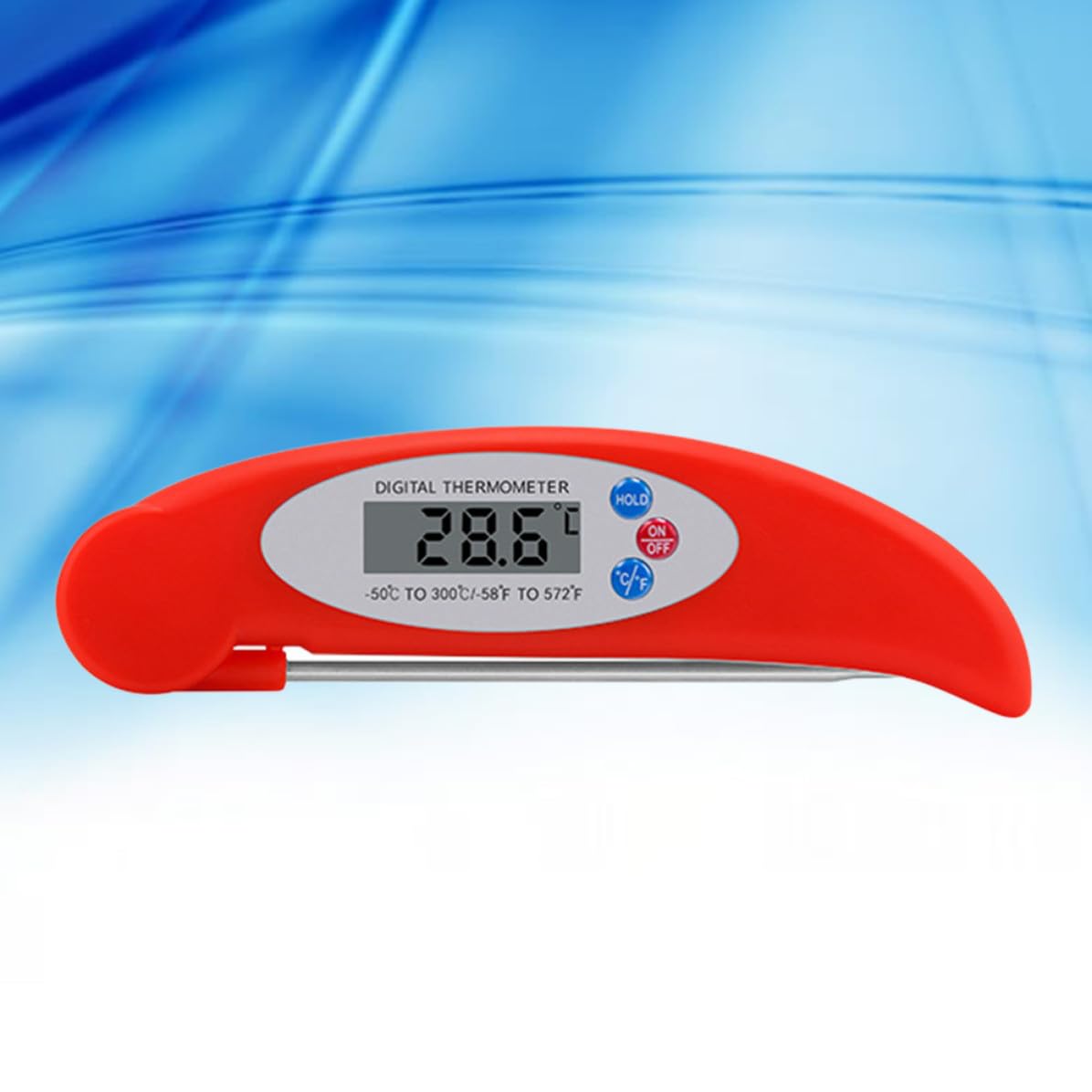 Instant Read Folding Probe Food Thermometer for Kitchen Candy
