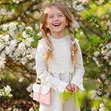 AISPARKY Handtasche Teenager Mädchen Geldbörse Crossbody Leder kleine Geldbörse Geldbeutel PU Tasche Geschenke für Kinder Mädchen Kleinkinder mit Strap Strap