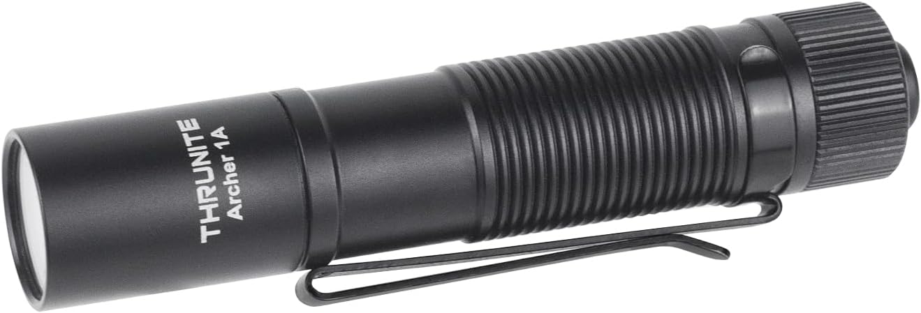 ThruNiteArcher 1A LED Flashlight - 312 Lumens AA Flashlight, Waterproof, Compact Portable, and Durable Light for Everyday Carry(EDC) Camping, Hiking, and Emergencies - Cool White (Cool White)