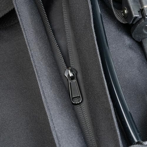 KHALISIA Fahrradtasche faltbar – Roll-Up Shopper – Einkaufstasche Fahrrad – mit Reißverschluss und viele Innenfächer – Fahrrad Gepäckträgertasche – für Uni, Reisen, Freizeit & Einkauf