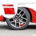 Flygun Pack-6 Car Wheel Rim Decal, Stripe Reflective Stickers, 18