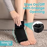 NEWGO Ankle Ice Pack for Injuries, Flexible Foot Ice Pack Hot Cold Compression Therapy Gel Ice Packs Ice Sock for Achilles Tendonitis, Plantar Fasciitis, Surgery, Sprained, Heel Pain - Image 3
