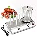 Produktbild Hot Dog Maker,538 Watt Edelstahl Würstchenwärmer, mit 4 Heizspießen