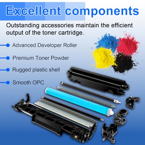 Image of NineLeaf TN227 TN-227BK /C /M /Y Toner Cartridges Set Replacement for Brother TN-227 TN223 TN-223 High Yield use with HL-L3270CDW MFC-L3770CDW HL-L3230CDN MFC-L3710CDW HL-L3210CW (5 Pack, 2BK /C /M /Y)