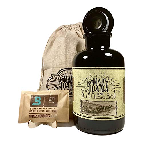 Generisch Vaso da fiori di alta qualità con igrometro per conservazione/conservazione (fino a 120 grammi di raccolto)