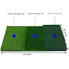 FreeTec-3-en-1-Alfombra-de-practica-de-Golf-Cesped-de-practica-de-Golf-Cesped-Artificial-25x-16-Se-Puede-Utilizar-en-Patios-Residenciales-Interiores-Exteriores