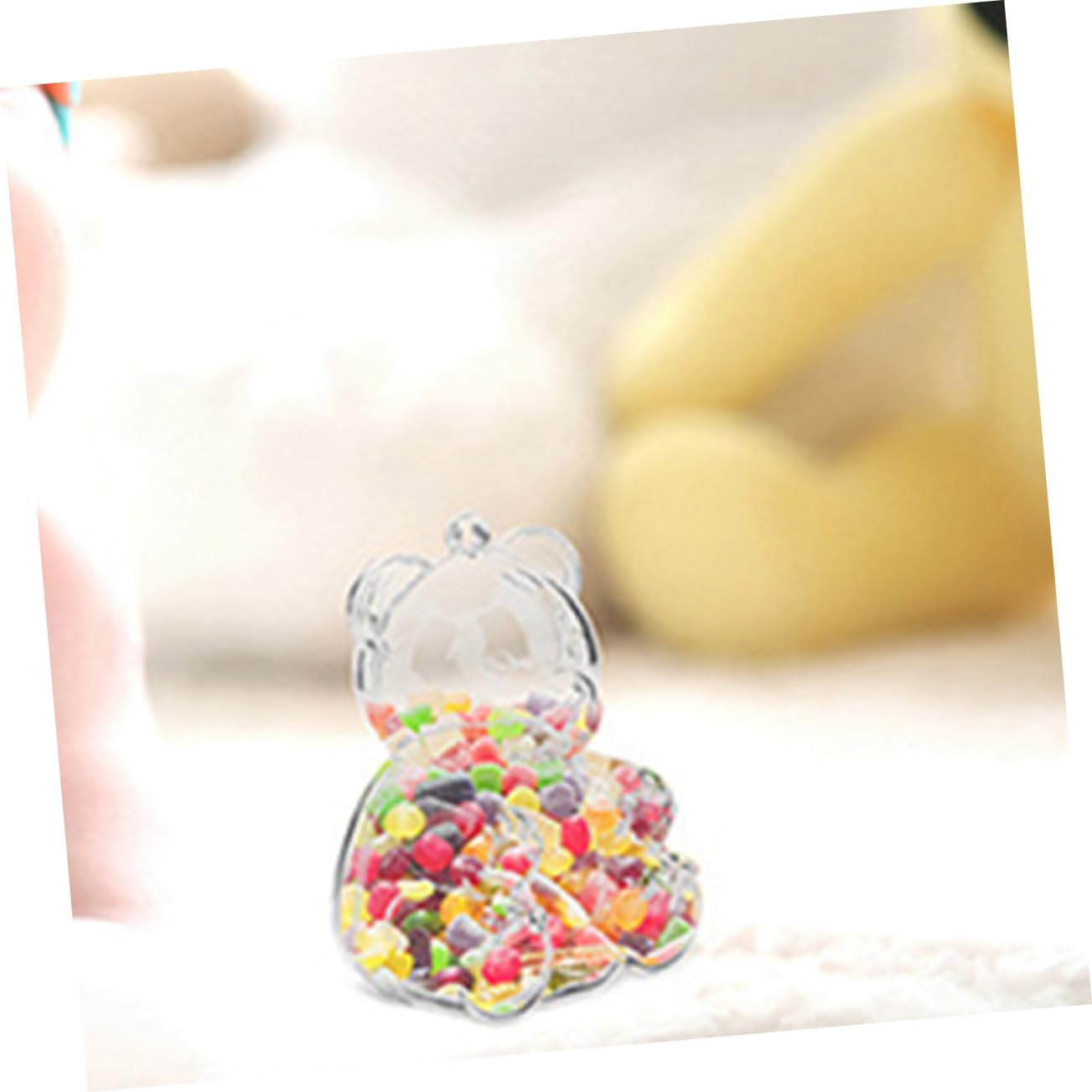 Stylish Party Candy Boxes 15pcs Bear Shaped Treat Containers for Favors Packaging for Celebrations