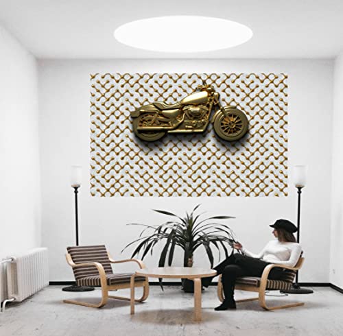 Image of Cabana Homes (48 inch x 36 inch) 3D Self Adhesive Wallpaper, Living Room, Bedroom, Sofa Background, Gypsum Board, Office